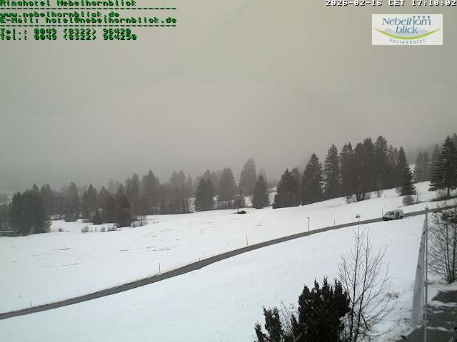 Archiv Foto Webcam Nebelhornblick