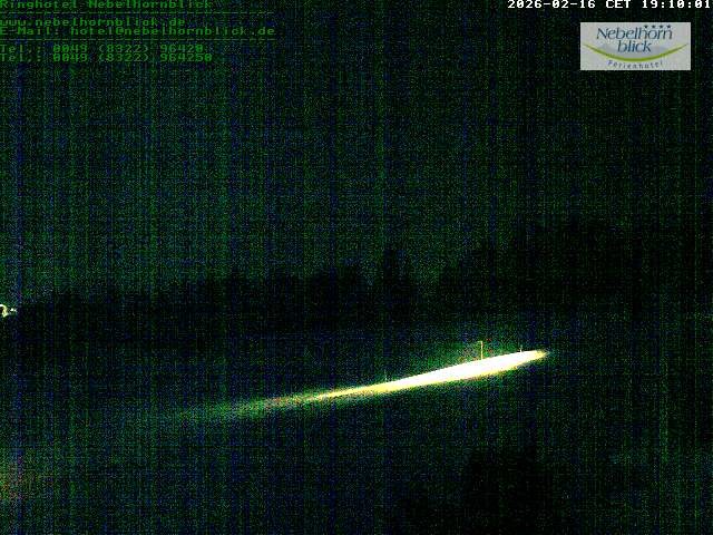 Archiv Foto Webcam Nebelhornblick