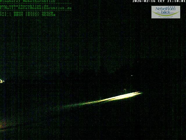 Archiv Foto Webcam Nebelhornblick