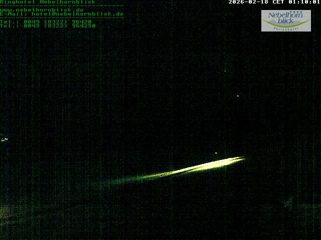 Archiv Foto Webcam Nebelhornblick