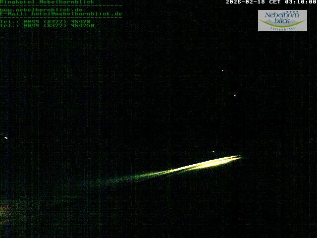 Archiv Foto Webcam Nebelhornblick