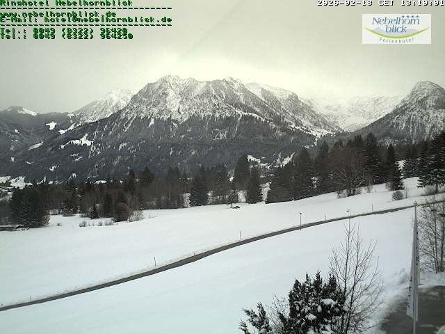 Archiv Foto Webcam Nebelhornblick