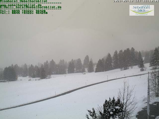 Archiv Foto Webcam Nebelhornblick