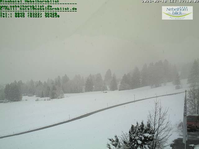 Archiv Foto Webcam Nebelhornblick