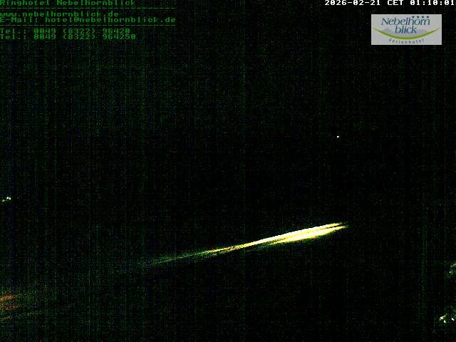 Archiv Foto Webcam Nebelhornblick