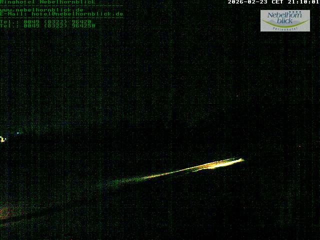 Archiv Foto Webcam Nebelhornblick