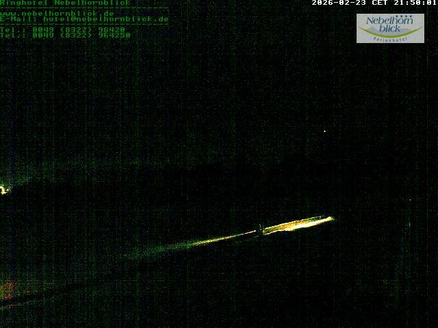 Archiv Foto Webcam Nebelhornblick