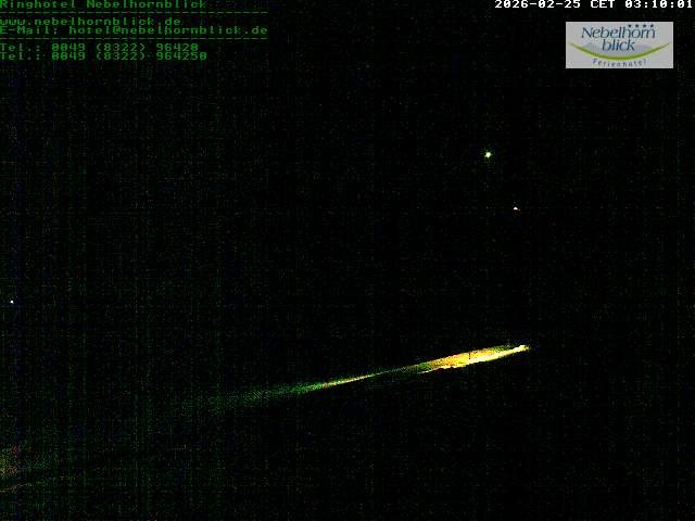 Archiv Foto Webcam Nebelhornblick