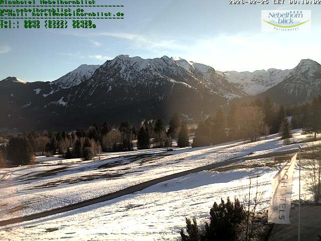 Archiv Foto Webcam Nebelhornblick