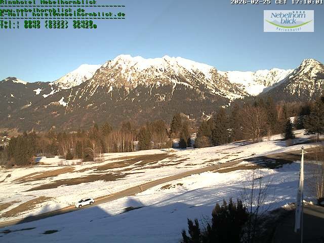 Archiv Foto Webcam Nebelhornblick