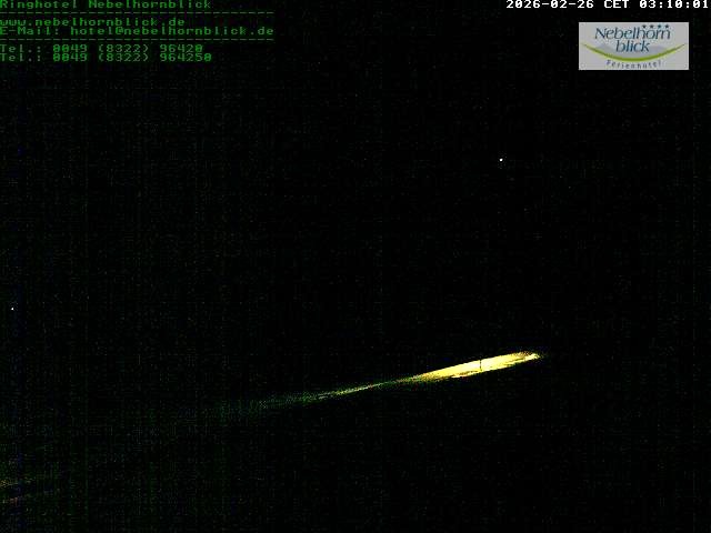 Archiv Foto Webcam Nebelhornblick