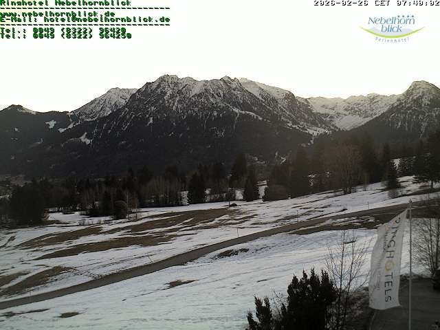 Archiv Foto Webcam Nebelhornblick