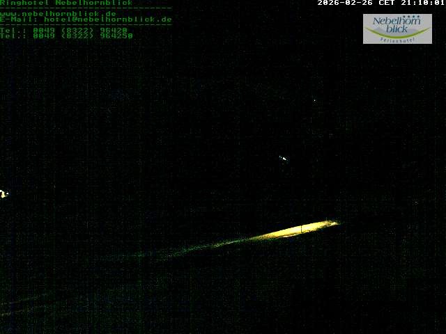Archived image Webcam Hotel Nebelhornblick