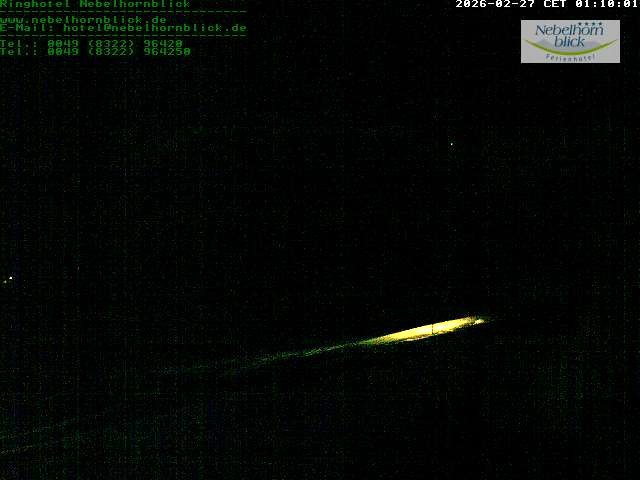 Archived image Webcam Hotel Nebelhornblick