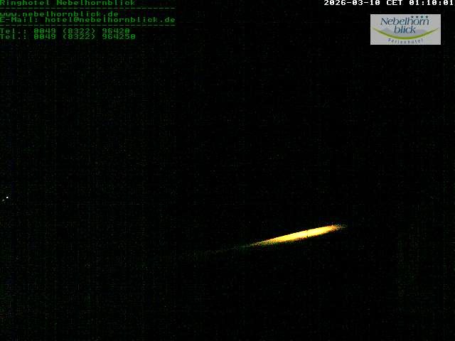 Archiv Foto Webcam Nebelhornblick