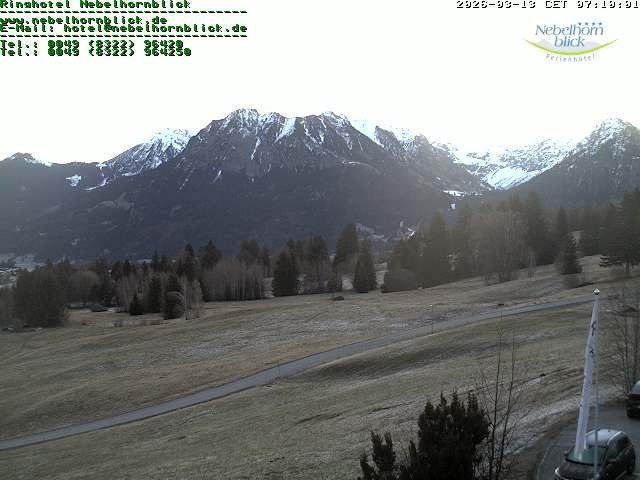 Archiv Foto Webcam Nebelhornblick