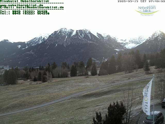 Archiv Foto Webcam Nebelhornblick