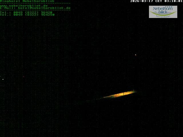 Archiv Foto Webcam Nebelhornblick