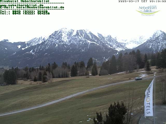 Archiv Foto Webcam Nebelhornblick