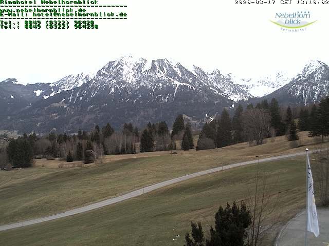 Archiv Foto Webcam Nebelhornblick