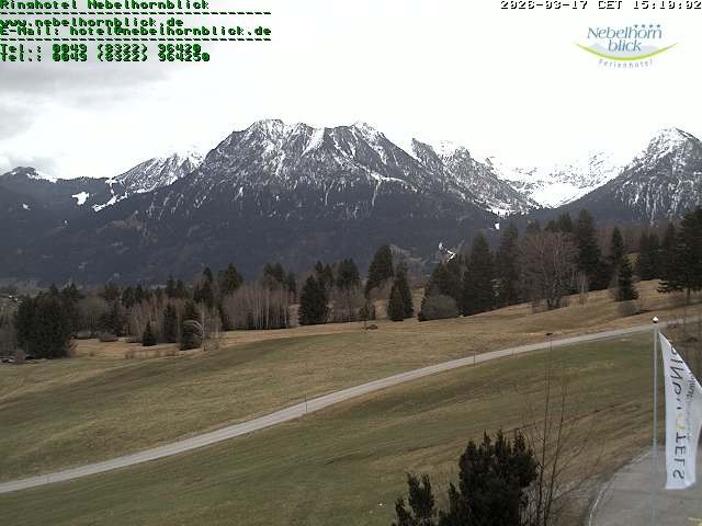 Archiv Foto Webcam Nebelhornblick