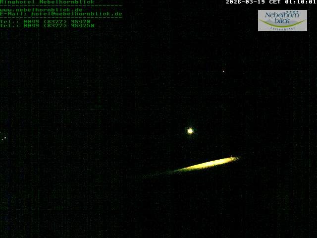 Archiv Foto Webcam Nebelhornblick