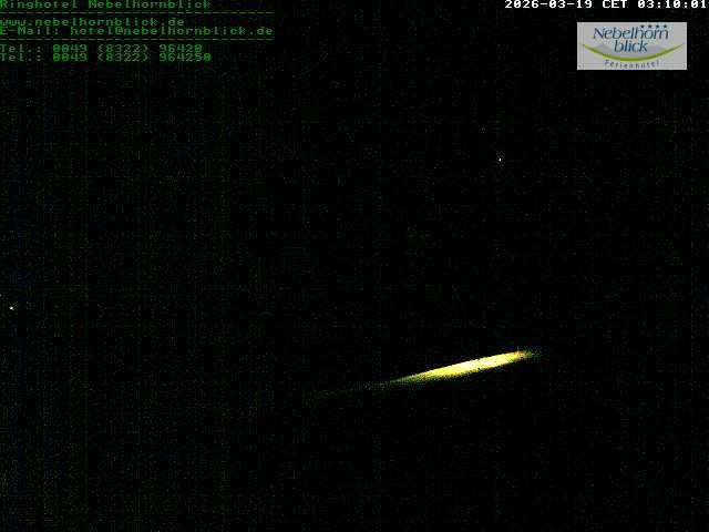 Archiv Foto Webcam Nebelhornblick