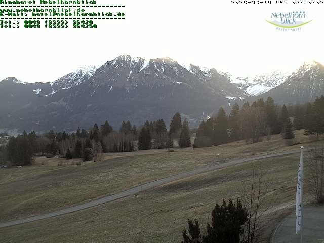Archiv Foto Webcam Nebelhornblick
