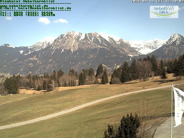Archiv Foto Webcam Nebelhornblick