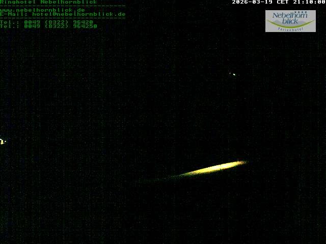 Archiv Foto Webcam Nebelhornblick