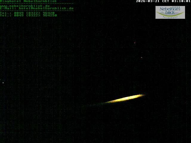 Archiv Foto Webcam Nebelhornblick