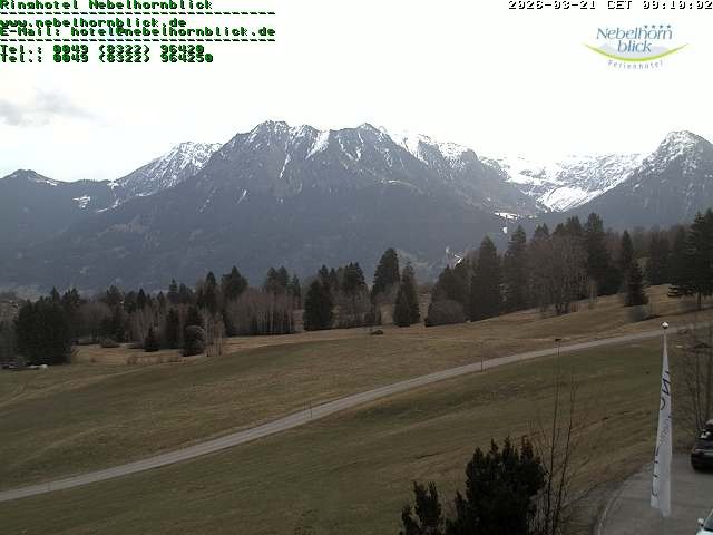 Archiv Foto Webcam Nebelhornblick