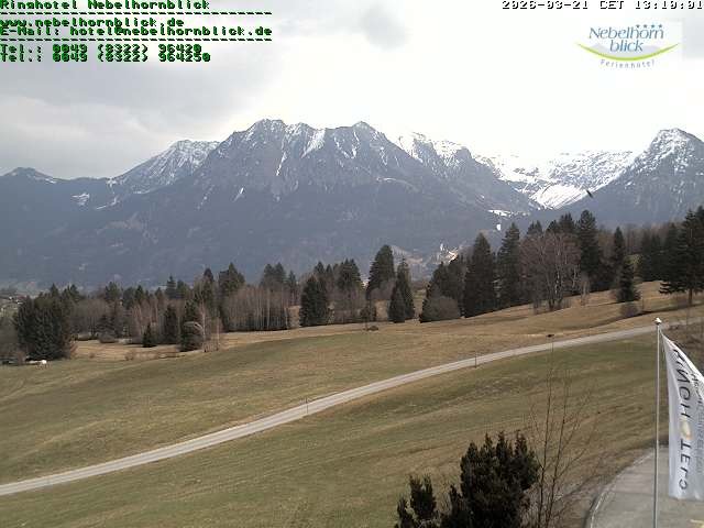 Archiv Foto Webcam Nebelhornblick