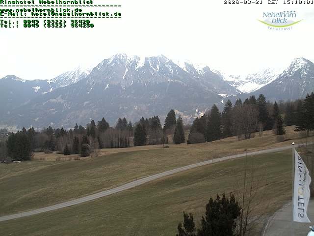 Archiv Foto Webcam Nebelhornblick