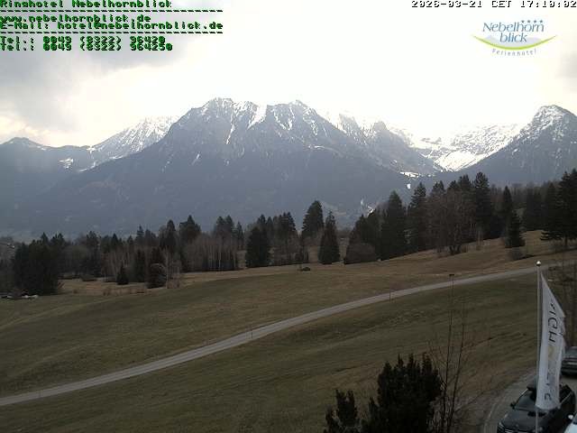 Archiv Foto Webcam Nebelhornblick
