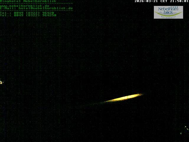 Archiv Foto Webcam Nebelhornblick