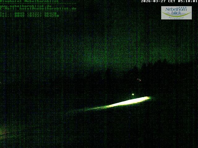 Archiv Foto Webcam Nebelhornblick