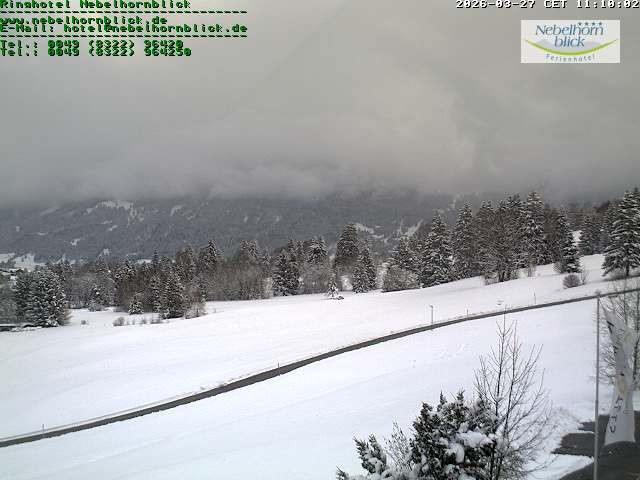 Archiv Foto Webcam Nebelhornblick