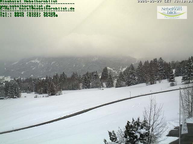 Archiv Foto Webcam Nebelhornblick