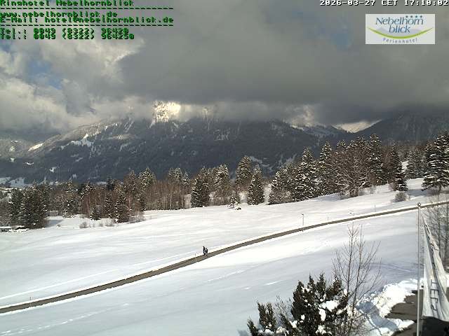 Archiv Foto Webcam Nebelhornblick