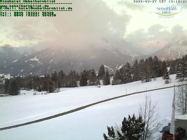 Archiv Foto Webcam Nebelhornblick
