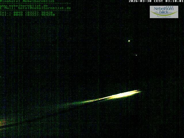 Archiv Foto Webcam Nebelhornblick