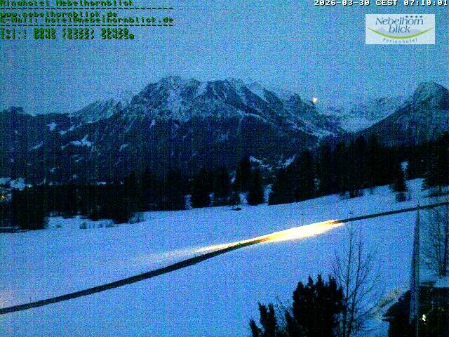 Archiv Foto Webcam Nebelhornblick
