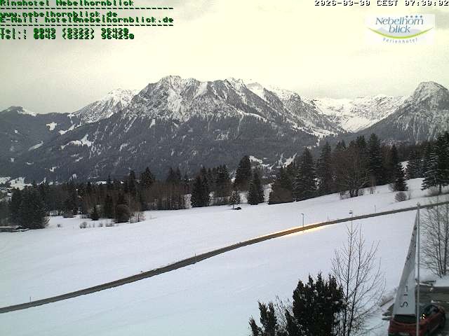 Archiv Foto Webcam Nebelhornblick