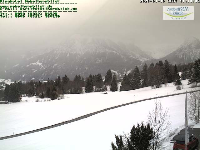 Archiv Foto Webcam Nebelhornblick