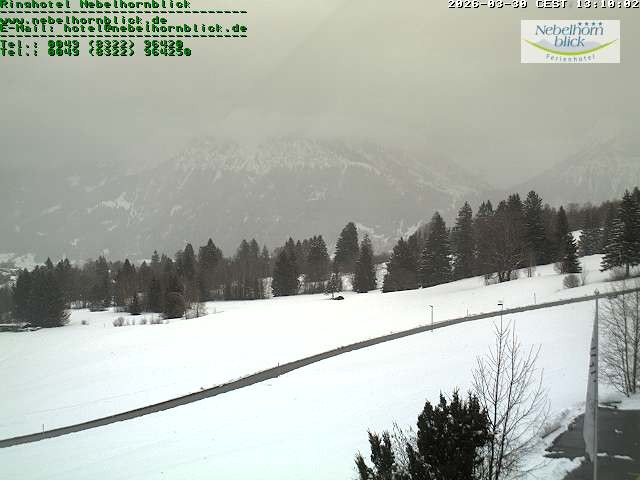 Archiv Foto Webcam Nebelhornblick