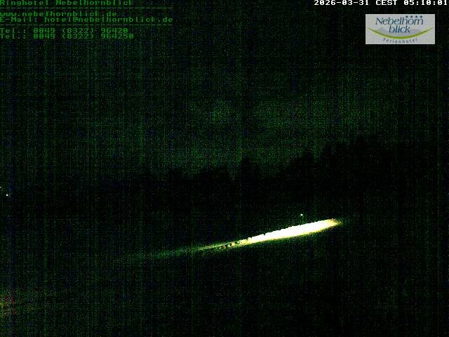 Archiv Foto Webcam Nebelhornblick