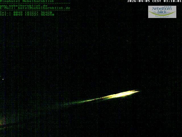 Archiv Foto Webcam Nebelhornblick