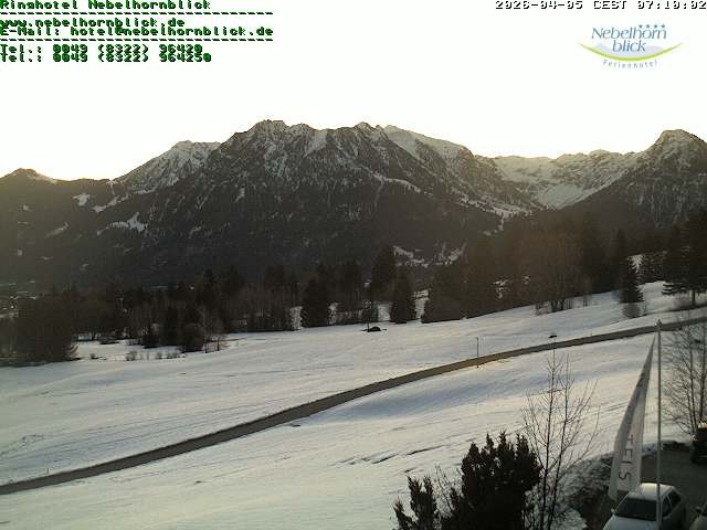 Archiv Foto Webcam Nebelhornblick