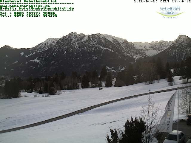Archiv Foto Webcam Nebelhornblick
